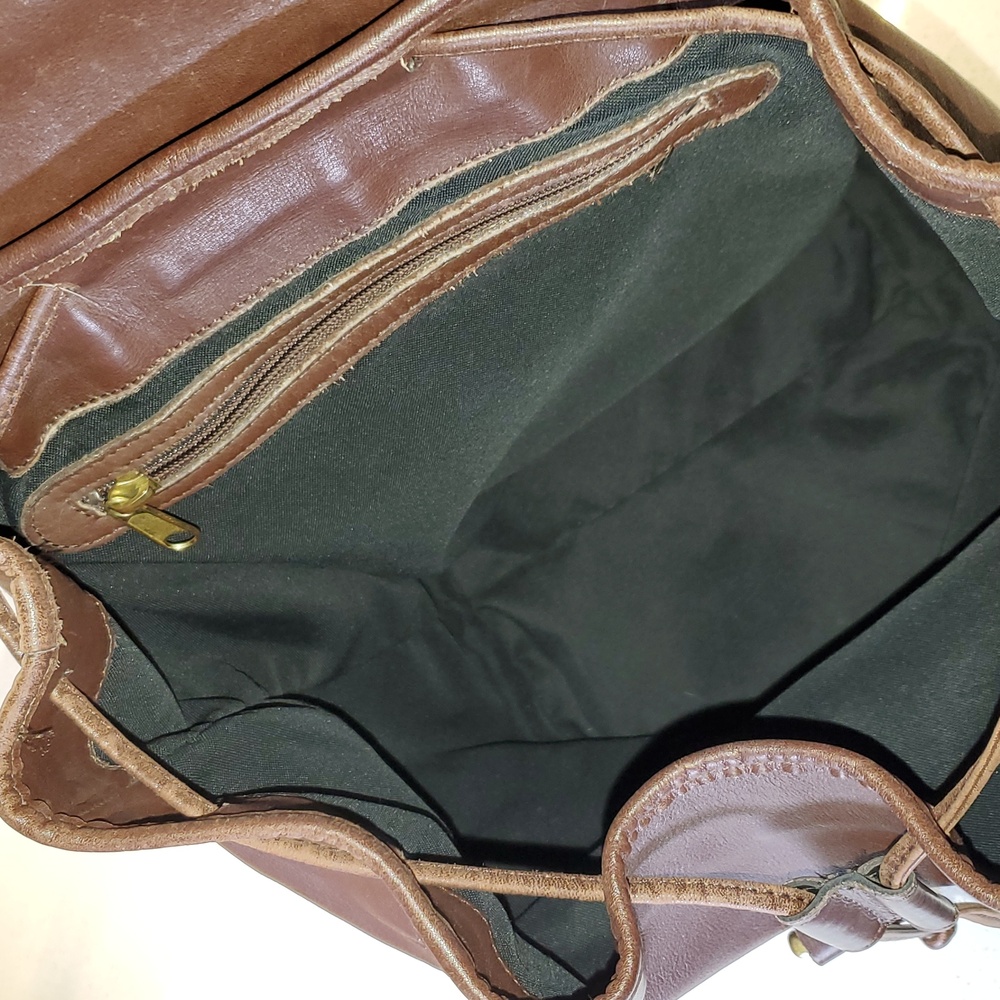 USA 🇺🇲 Vintage COACH #0529 Mahogany Leather Backpack - Picture 11 of 12